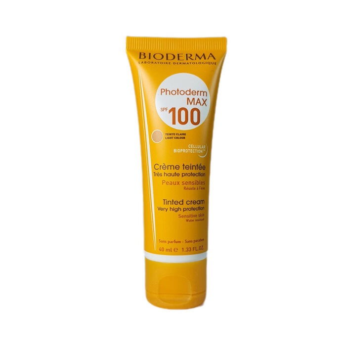 کرم ضدآفتاب بایودرما رنگی مدل Photoderm MAX SPF100